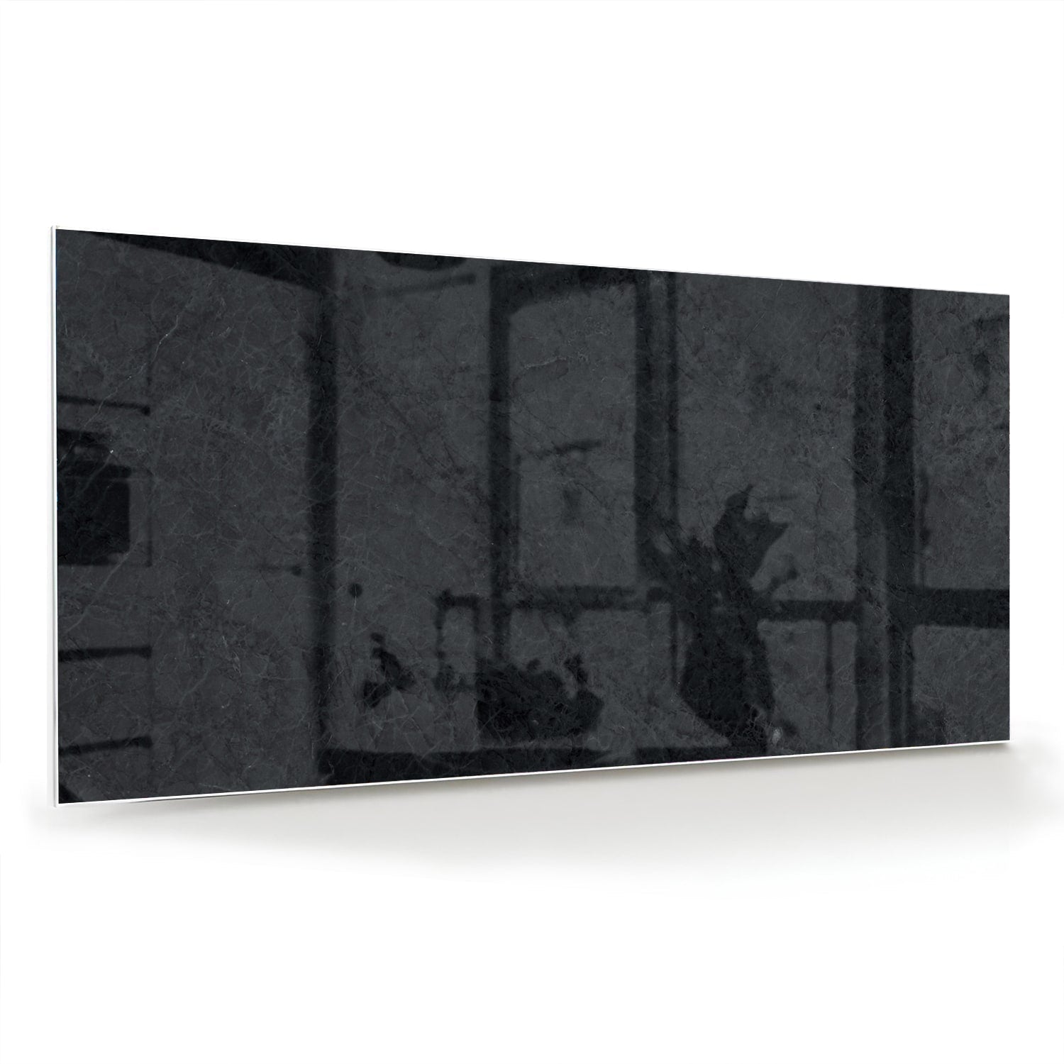 Minimalistisches Glasbild für moderne Innenräume – Glasbild aus Sicherheitsglas, Größe 70x70_rond