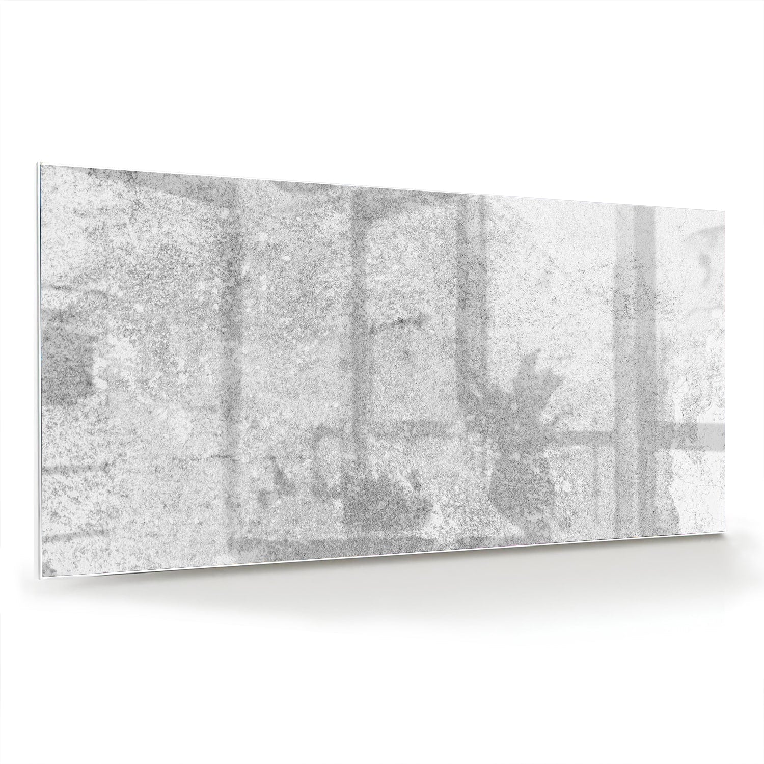 Stilvolles Glasbild mit abstrakter Textur – Glasbild aus Sicherheitsglas, Größe 70x70_rond