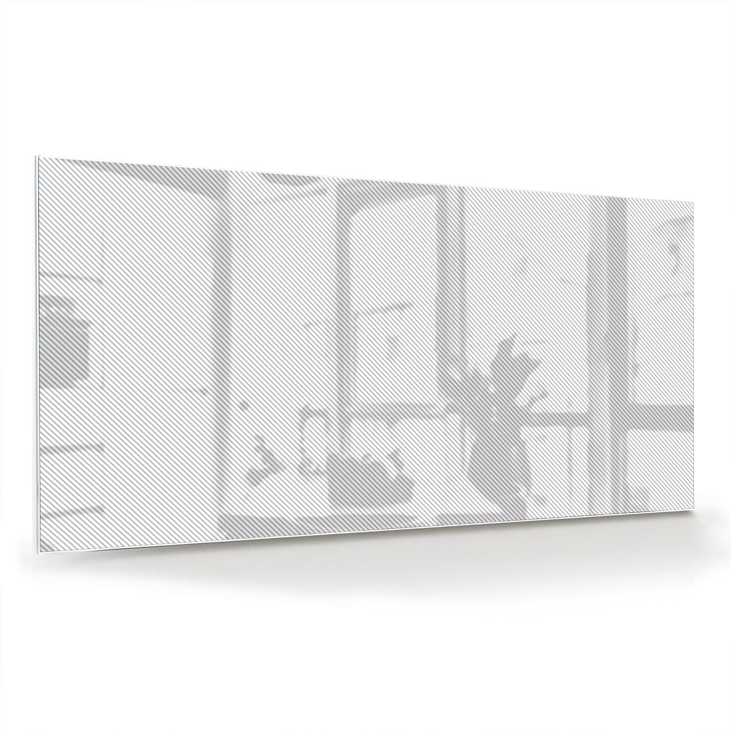 Modernes Glasbild für elegante Wohnräume – Glasbild aus Sicherheitsglas, Größe 70x70_rond