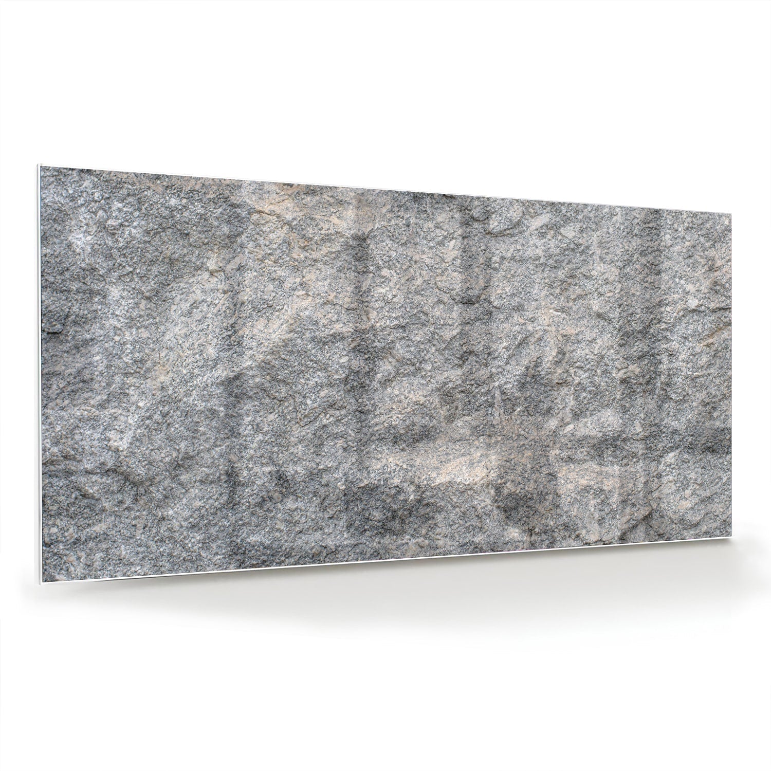 Elegantes Glasbild mit abstrakter Textur – Glasbild aus Sicherheitsglas, Größe 70x70_rond