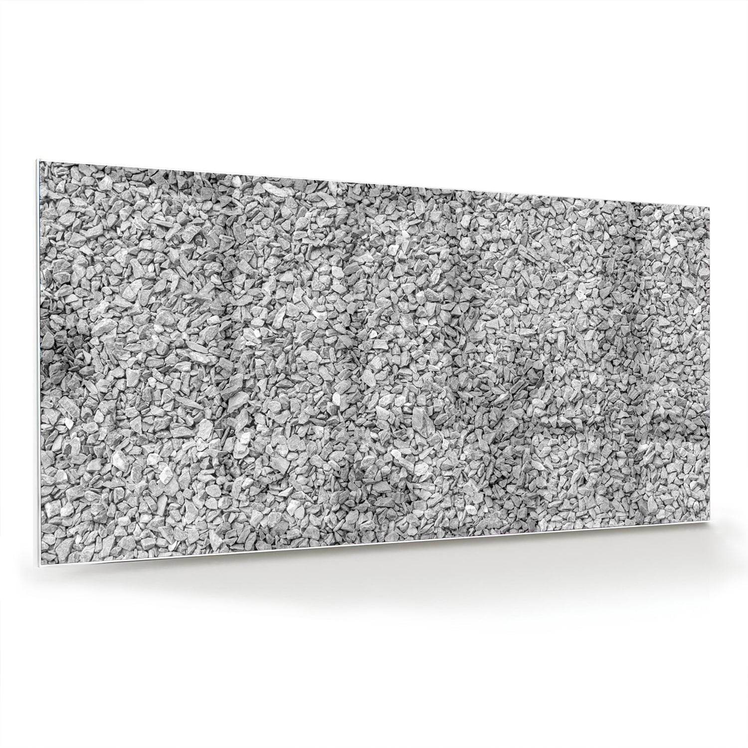 Abstraktes Glasbild mit einzigartiger Textur – Glasbild aus Sicherheitsglas, Größe 70x70_rond