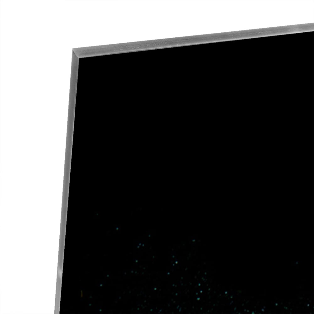 Glasbild mit farbenfrohen Zitrusfrüchten – Glasbild aus Sicherheitsglas, Größe 80x80_rond