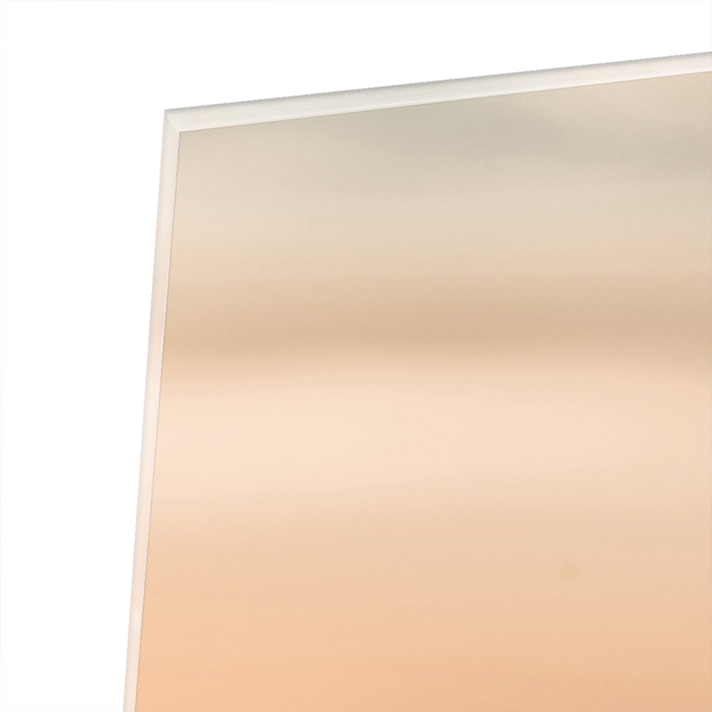 Glasbild – Mohnfeld in sanftem Glanz – Glasbild aus Sicherheitsglas, Größe 80x80_rond