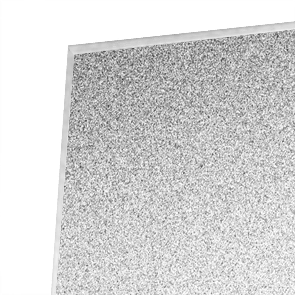 Minimalistisches Glasbild mit Reflexionen – Glasbild aus Sicherheitsglas, Größe 80x80_rond