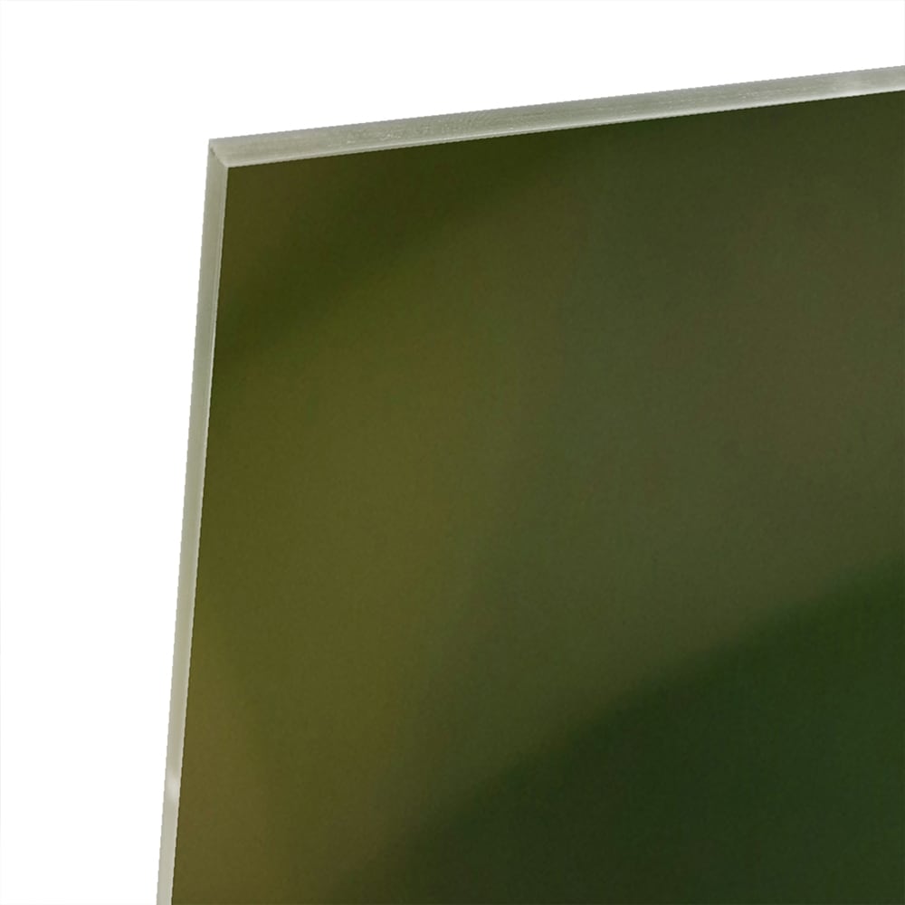Elegantes Glasbild mit einem Eisvogel – Glasbild aus Sicherheitsglas, Größe 80x80_rond