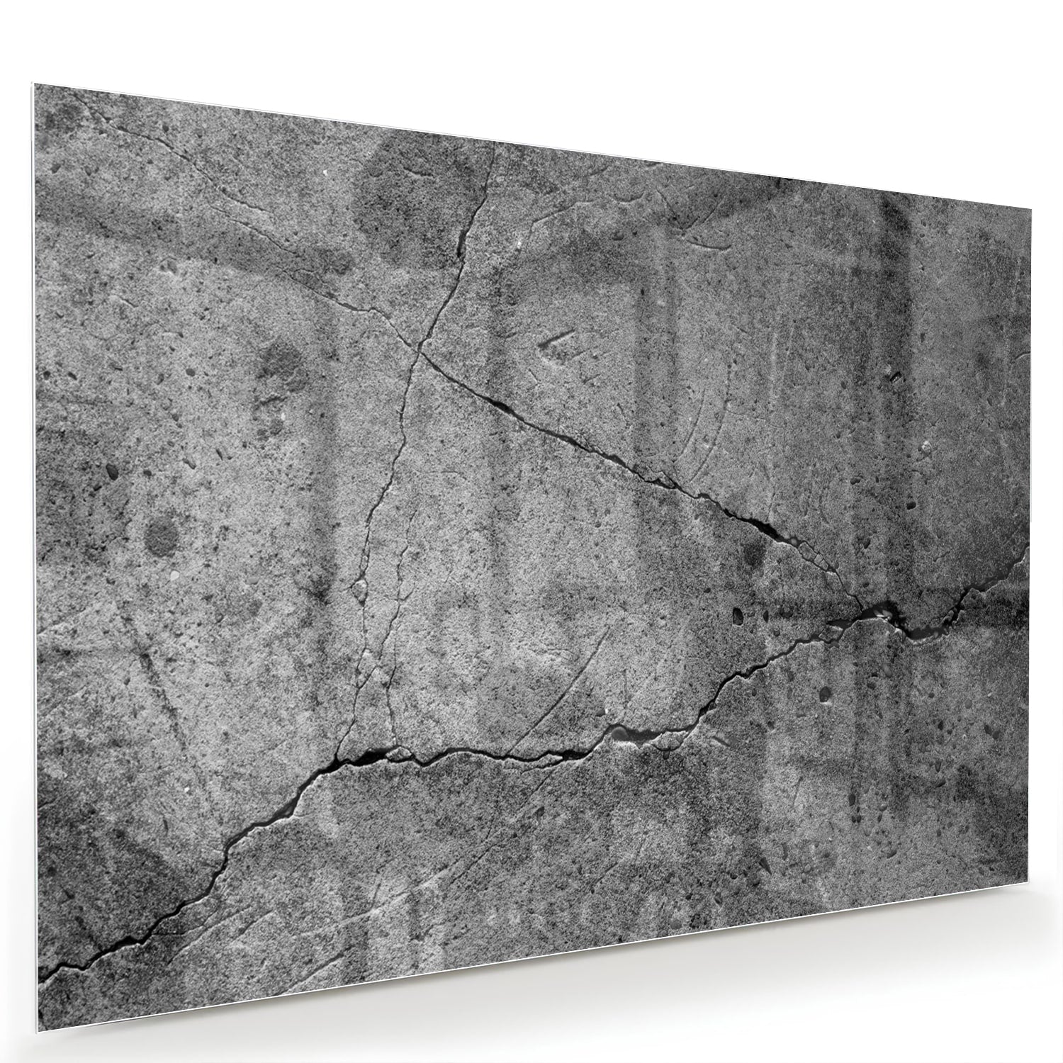 Elegantes Glasbild mit abstrakter Struktur – Glasbild aus Sicherheitsglas, Größe 60x40