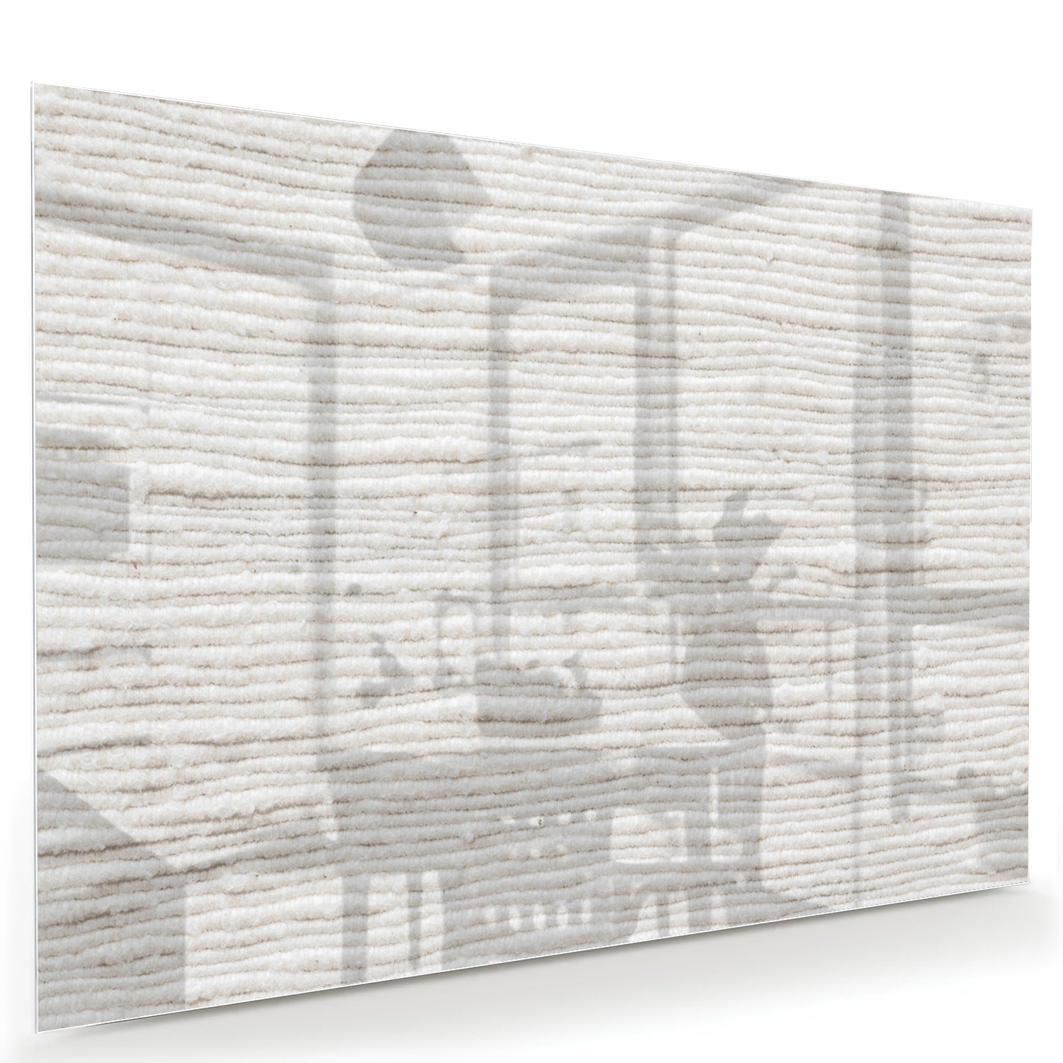 Elegantes Glasbild mit natürlichen Linien – Glasbild aus Sicherheitsglas, Größe 60x40