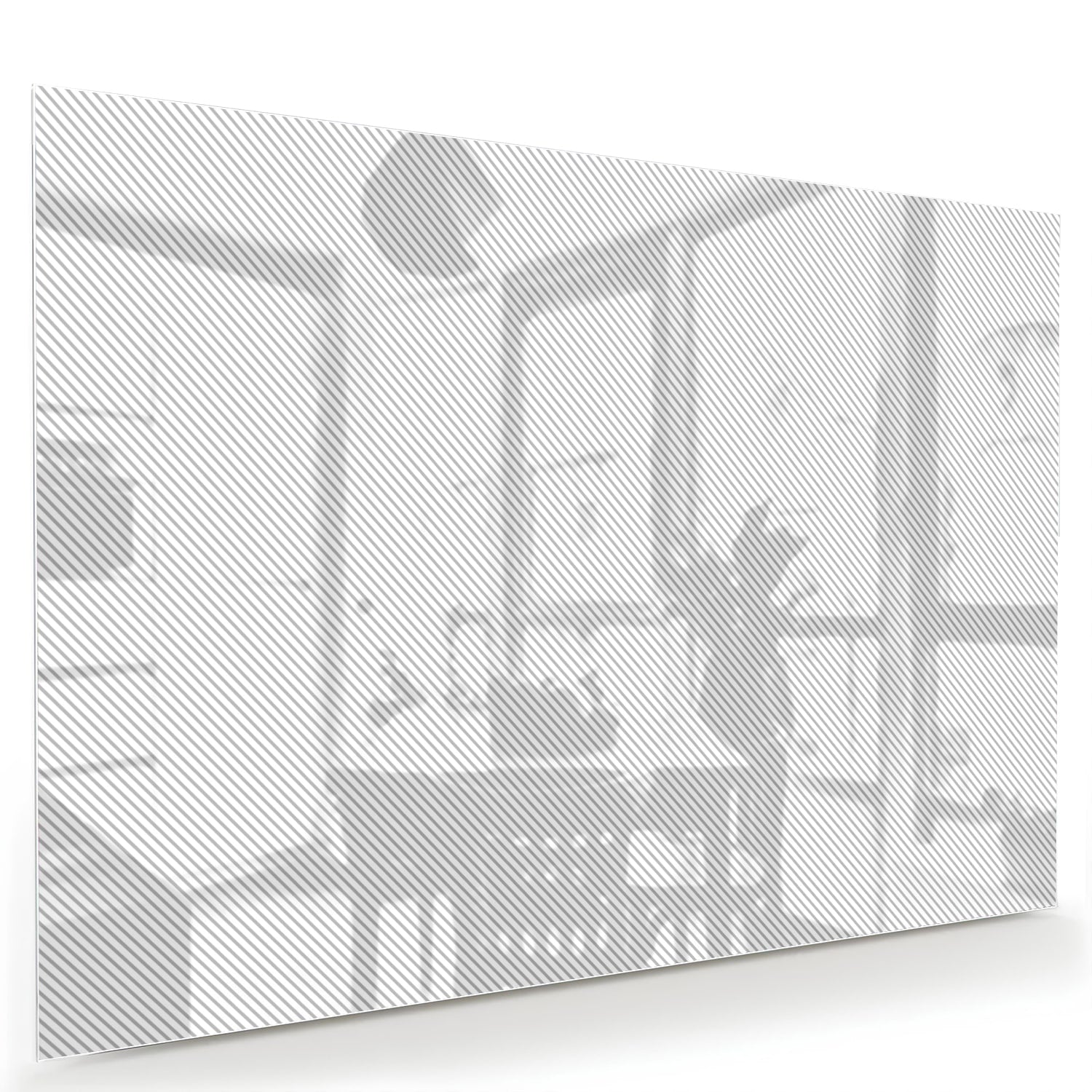 Modernes Glasbild für elegante Wohnräume – Glasbild aus Sicherheitsglas, Größe 60x40