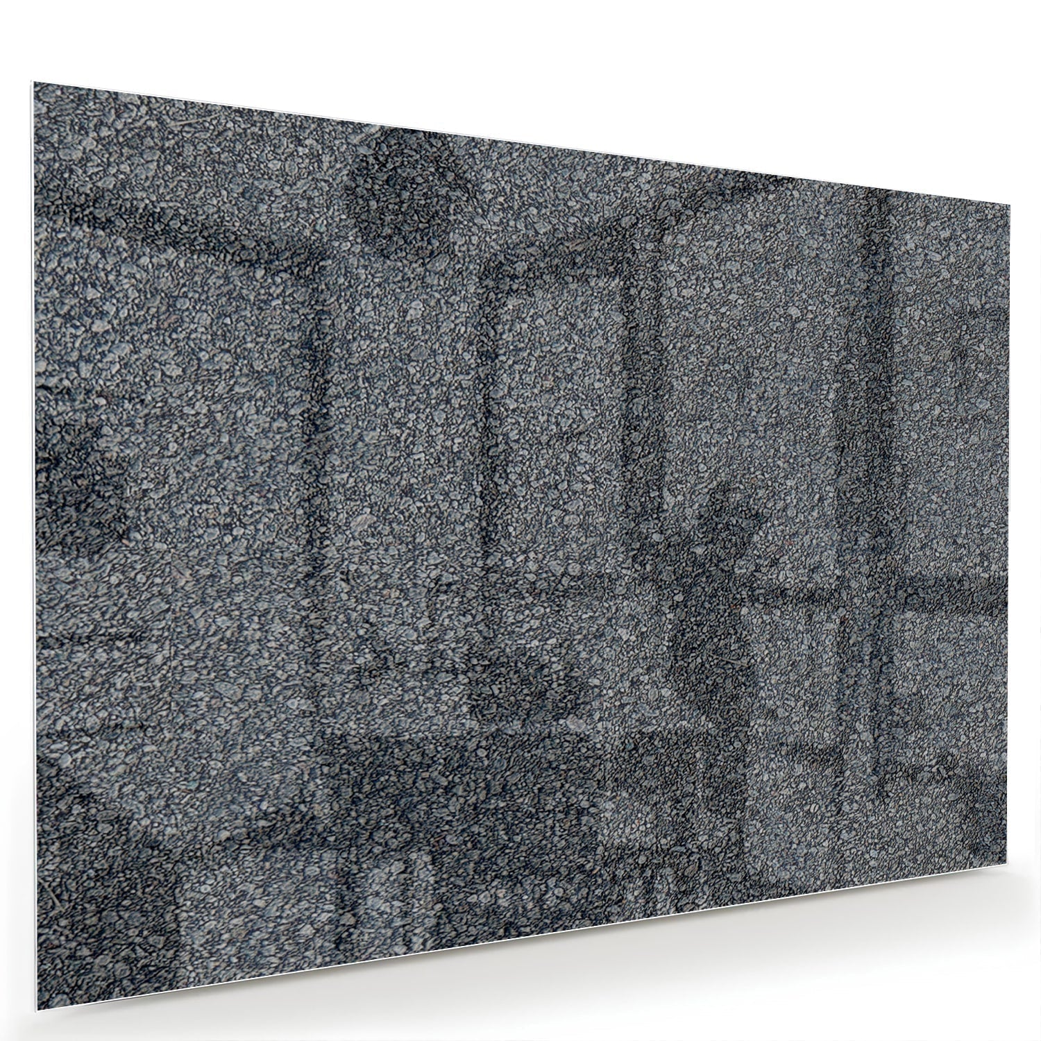 Minimalistisches Glasbild mit elegantes Design als moderne Glas-Wanddekoration aus 4 mm Sicherheitsglas