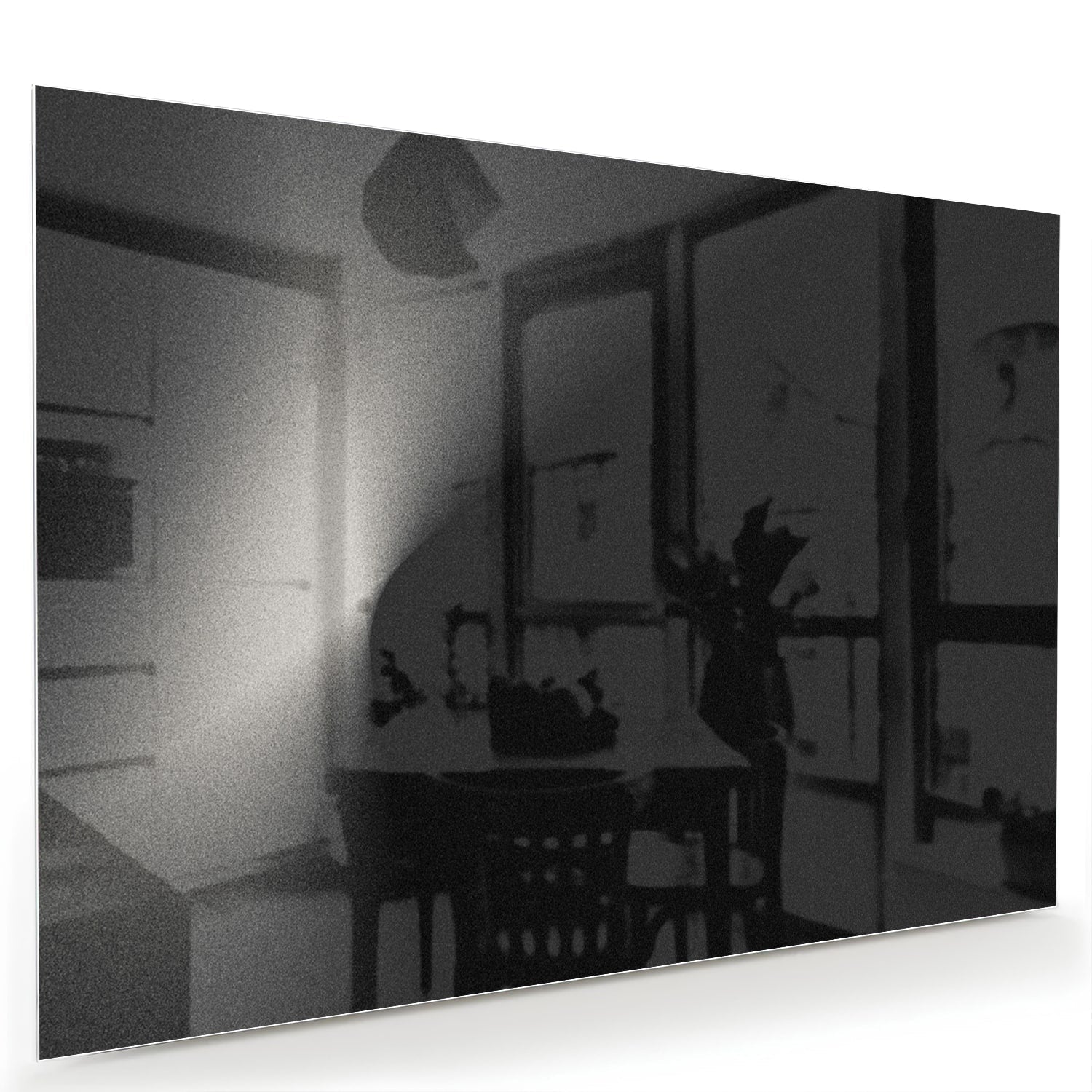 Modernes Glasbild für ein geradliniges Wohnzimmer – Glasbild aus Sicherheitsglas, Größe 60x40