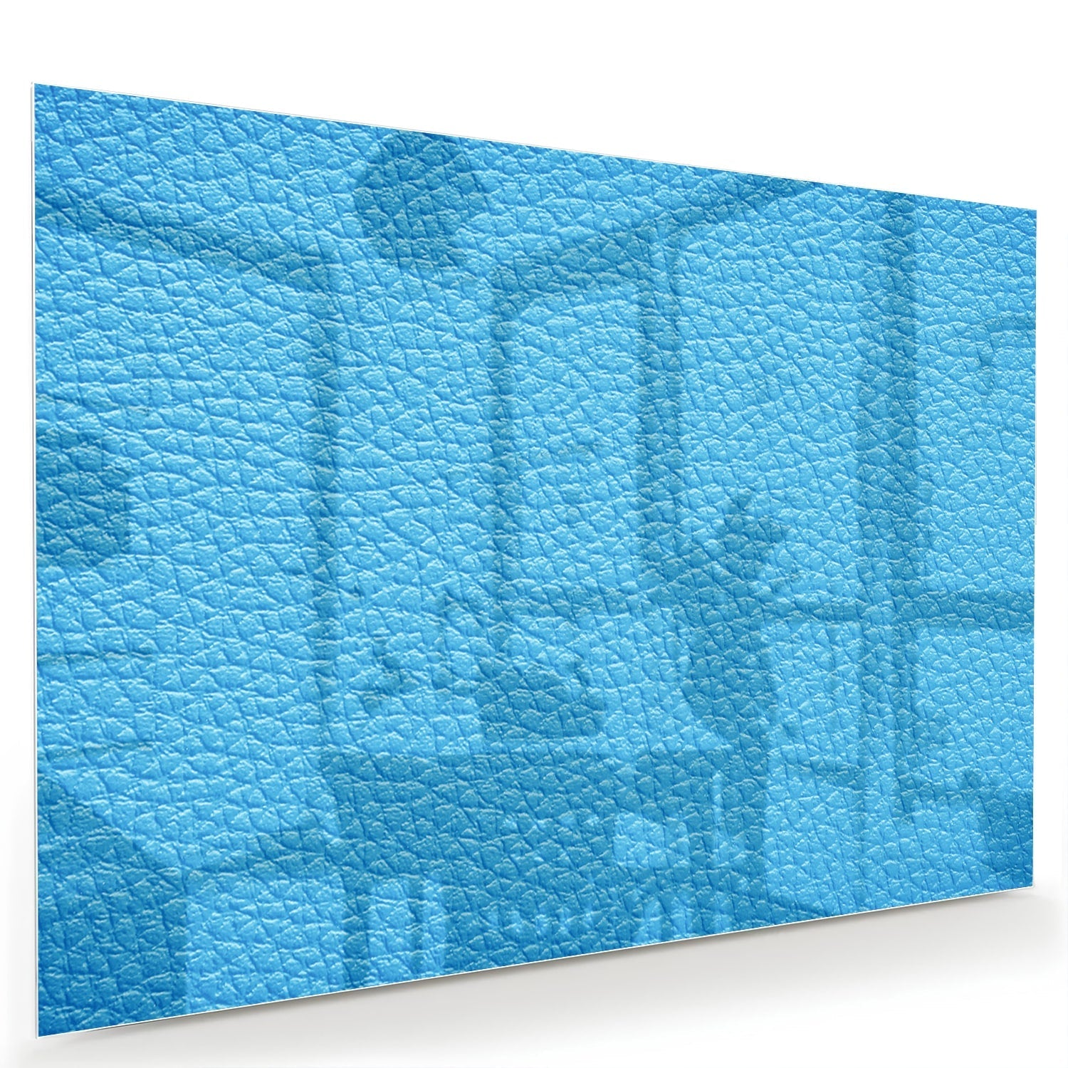 Modernes blaues Glasbild für ein stilvolles Interieur – Glasbild aus Sicherheitsglas, Größe 60x40