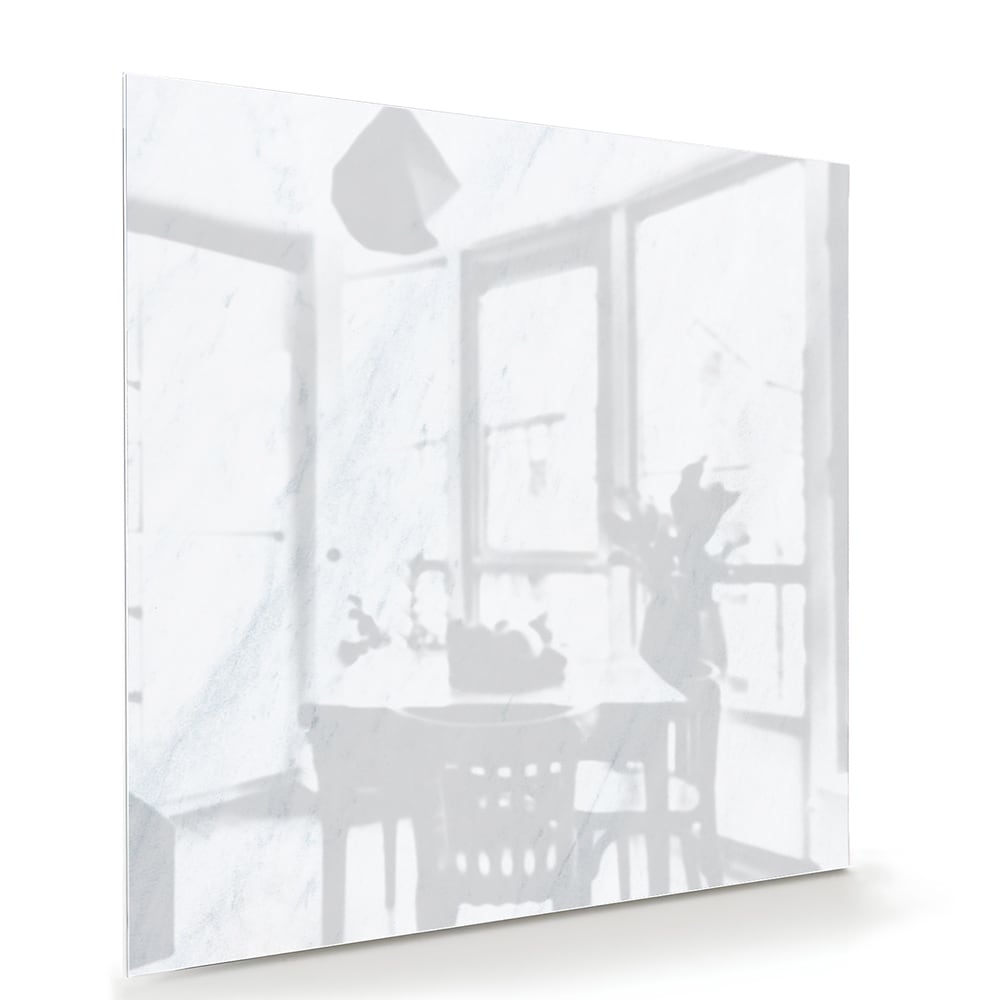 Minimalistisches Glasbild mit hellen Tönen – Glasbild aus Sicherheitsglas, Größe 100x70
