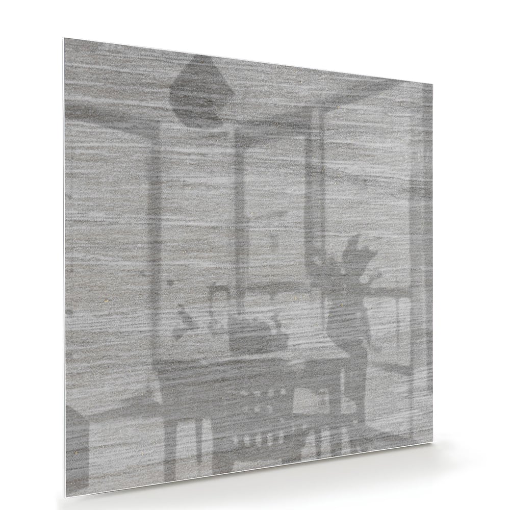 Minimalistisches Glasbild mit rustikalen Akzenten – Glasbild aus Sicherheitsglas, Größe 100x70