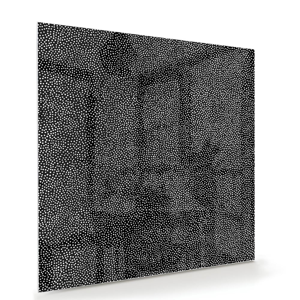 Modernes Glasbild mit abstraktem Muster – Glasbild aus Sicherheitsglas, Größe 100x70