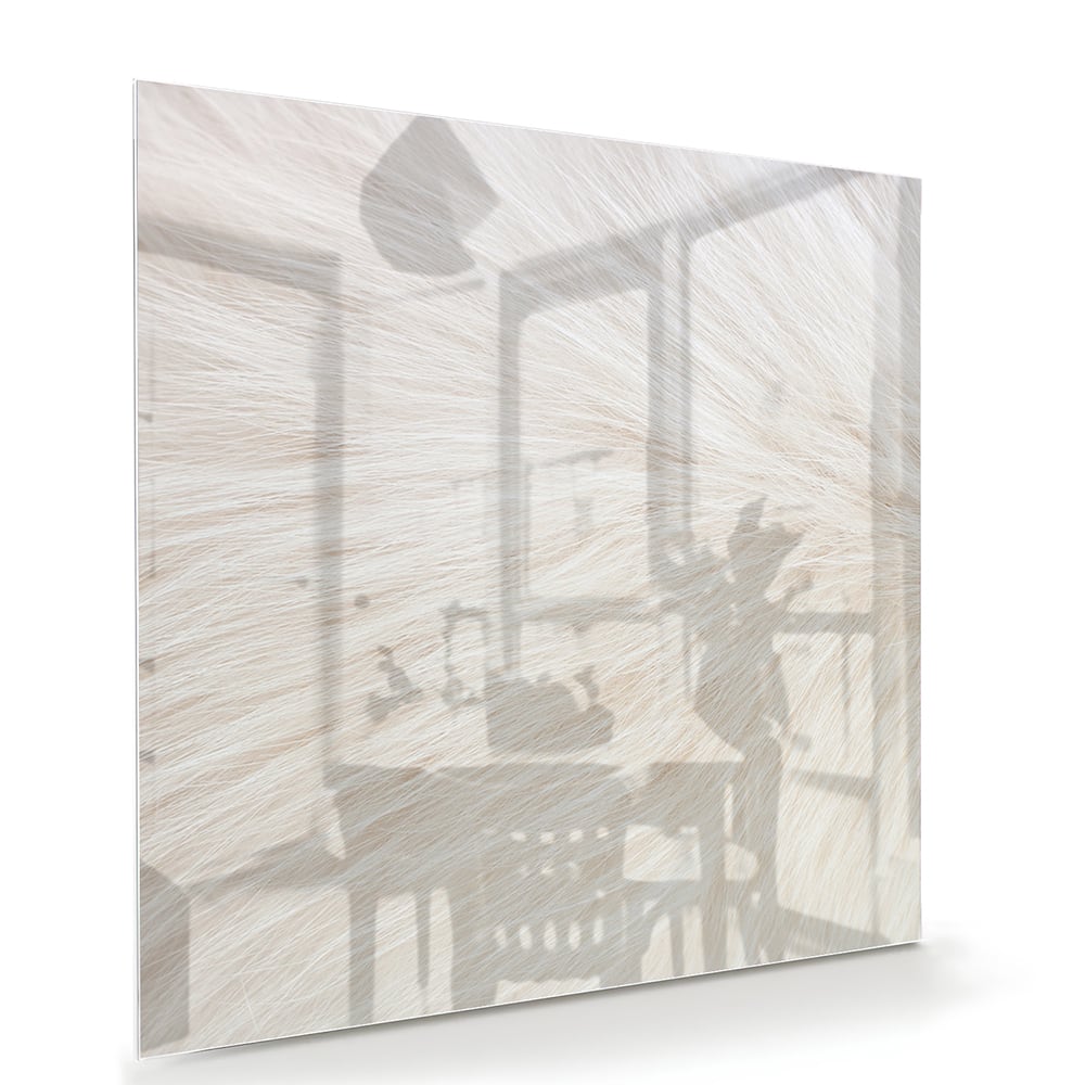 Minimalistisches Glasbild mit Naturmotiv – Glasbild aus Sicherheitsglas, Größe 100x70