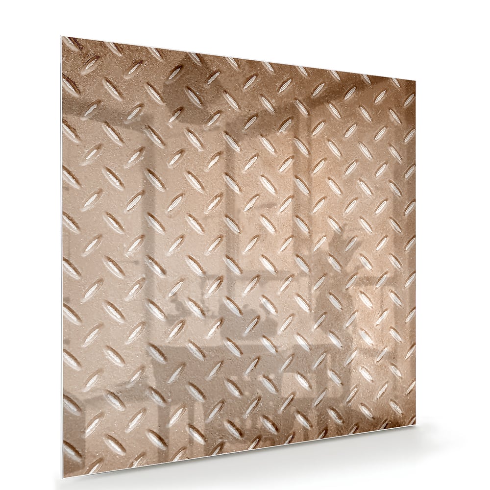 Glasbild mit geometrischem Muster – Glasbild aus Sicherheitsglas, Größe 100x70