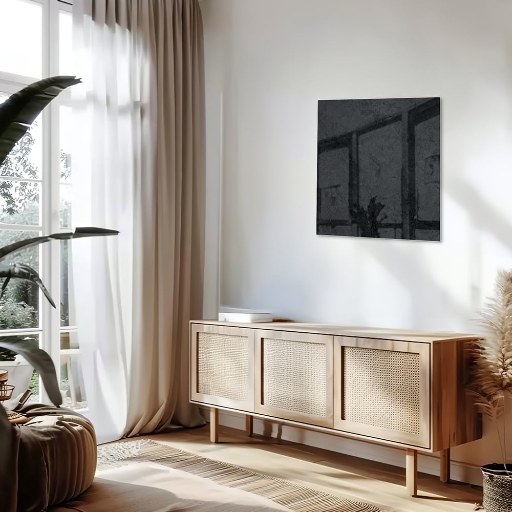 Minimalistisches Glasbild für moderne Innenräume – Glasbild aus Sicherheitsglas, Größe 120x60