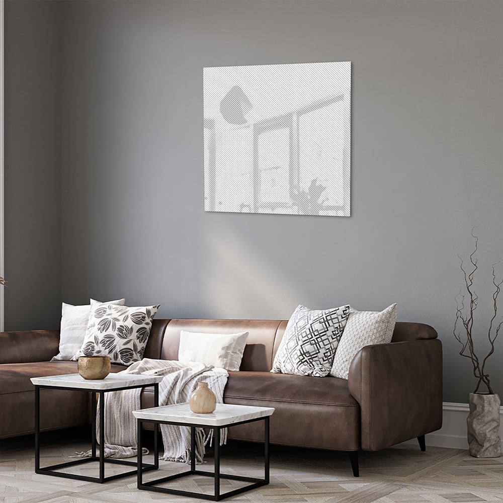 Modernes Glasbild für elegante Wohnräume – Glasbild aus Sicherheitsglas, Größe 120x80
