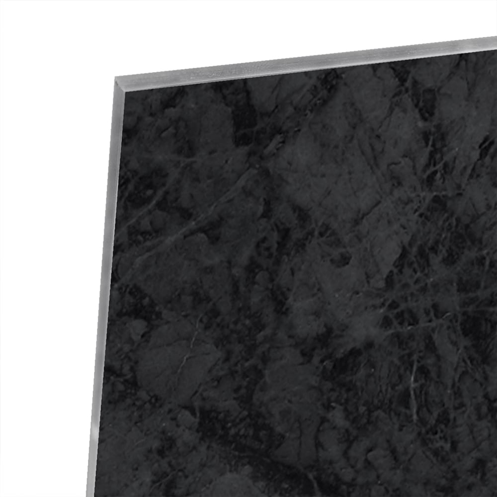 Elegantes Glasbild mit abstrakter Dekoration – Glasbild aus Sicherheitsglas, Größe 100x100_rond