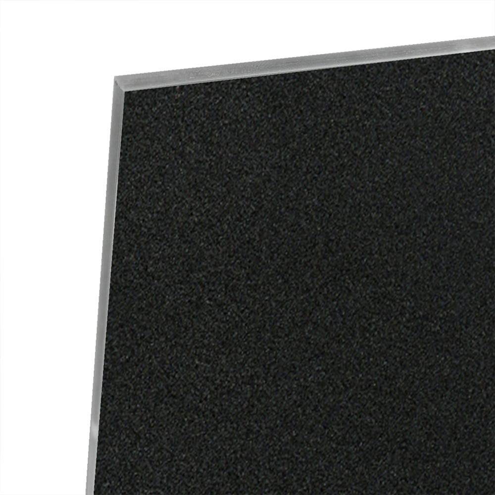 Glänzendes schwarzes Glasbild für ein modernes Interieur – Glasbild aus Sicherheitsglas, Größe 100x100_rond