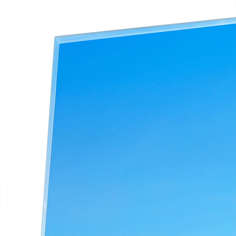 Glasbild mit zwei Giraffen in der afrikanischen Landschaft – Glasbild aus Sicherheitsglas, Größe 100x100_rond