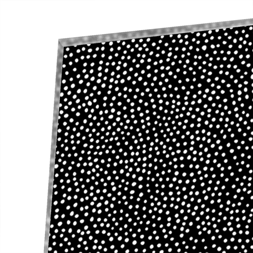 Modernes Glasbild mit abstraktem Muster – Glasbild aus Sicherheitsglas, Größe 100x100_rond