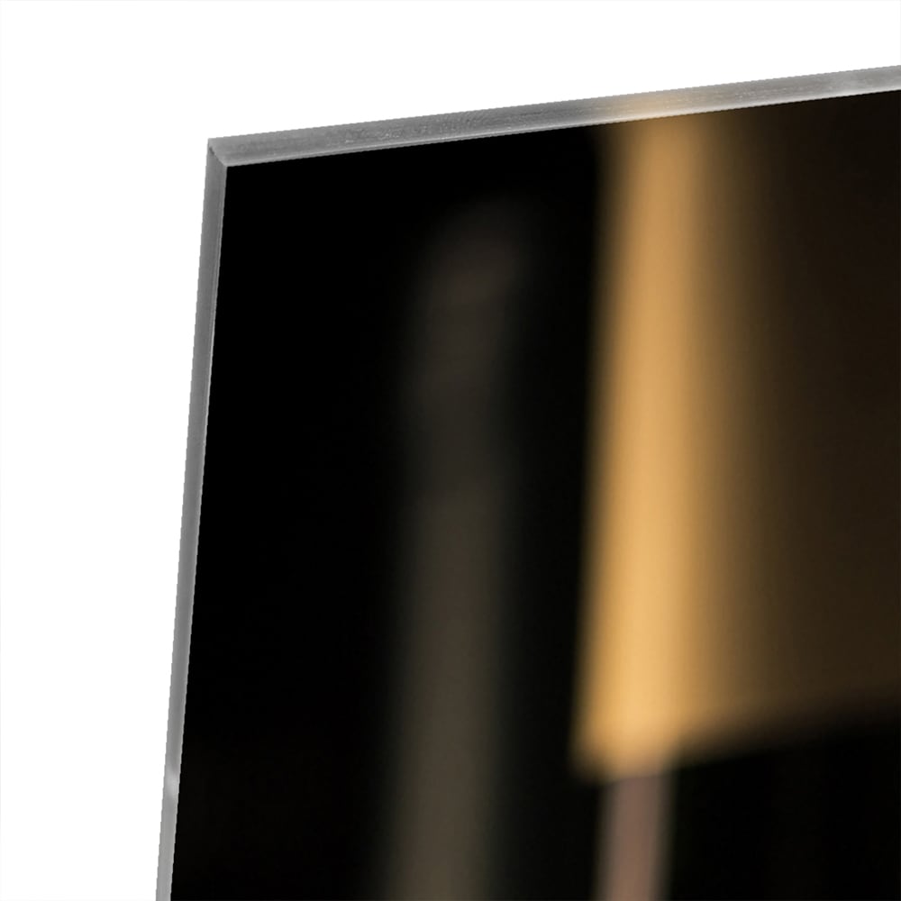 Elegantes Glasbild mit Weinflaschen – Glasbild aus Sicherheitsglas, Größe 100x100_rond