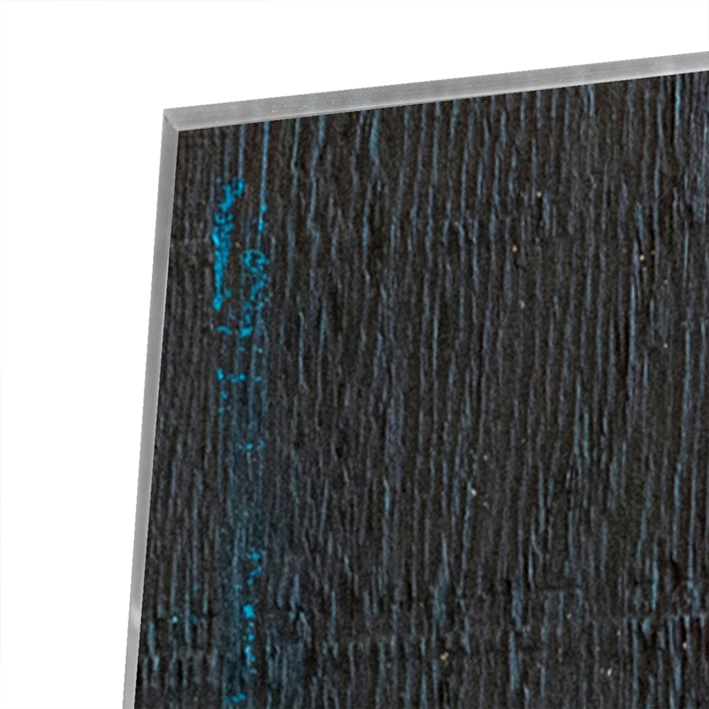 Glasbild 'Dream Big' für ein modernes Interieur – Glasbild aus Sicherheitsglas, Größe 100x100_rond