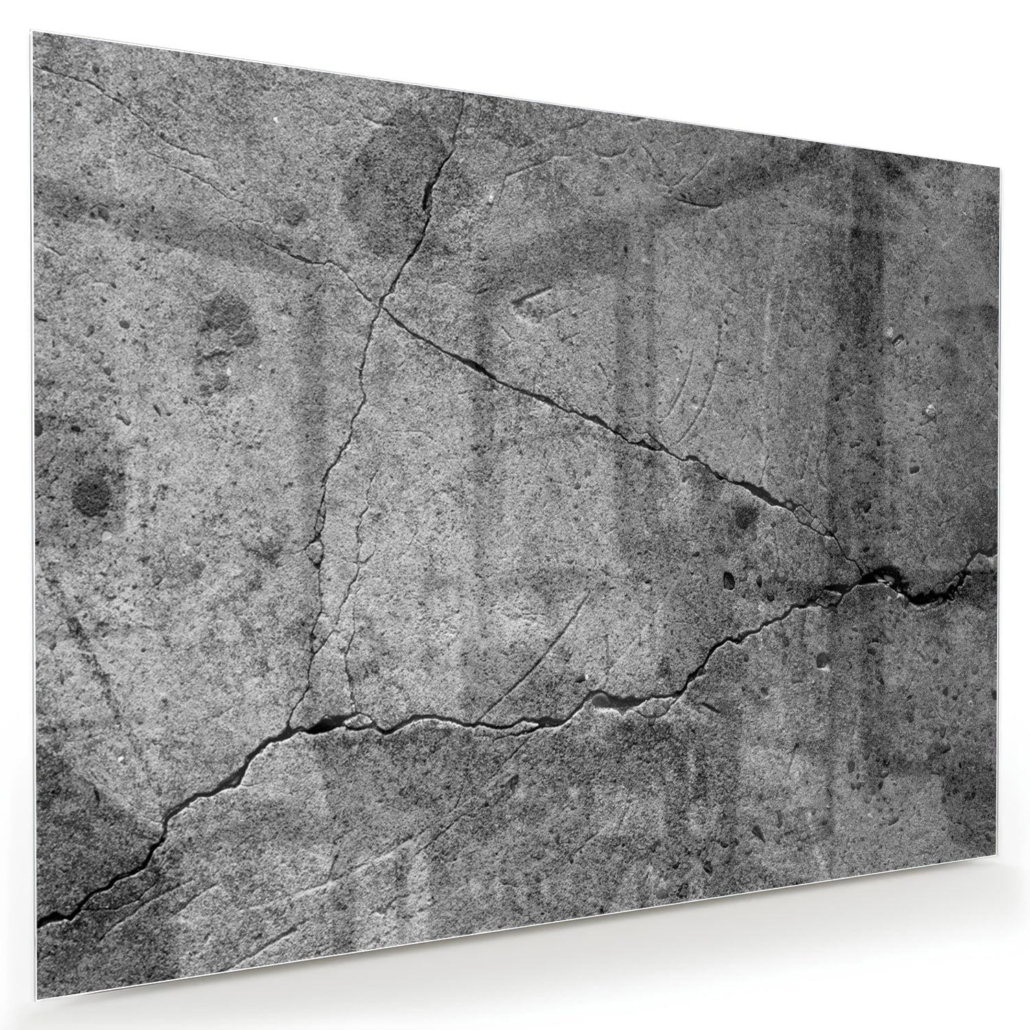 Elegantes Glasbild mit abstrakter Struktur