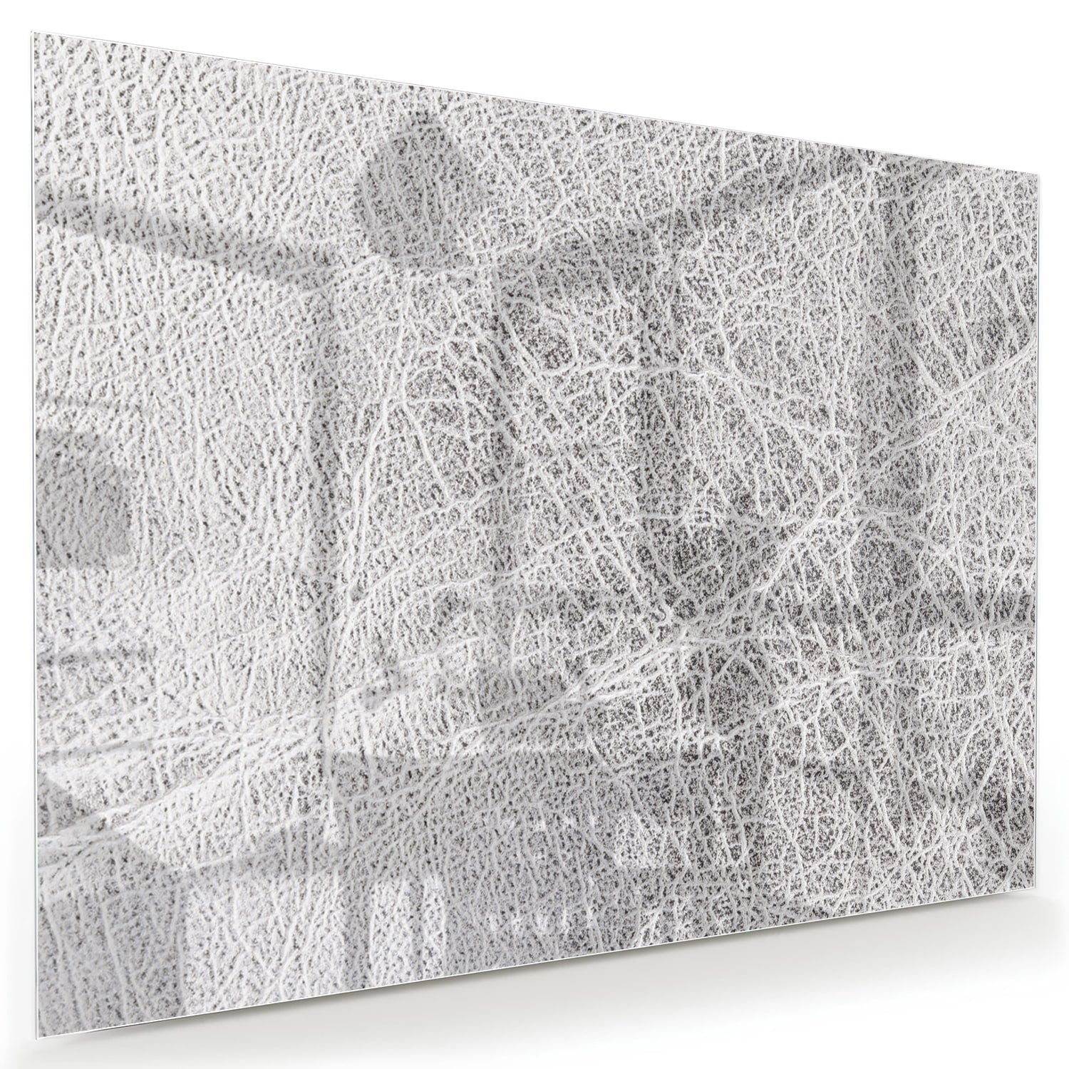 Stilvolles Glasbild mit abstrakten Linien