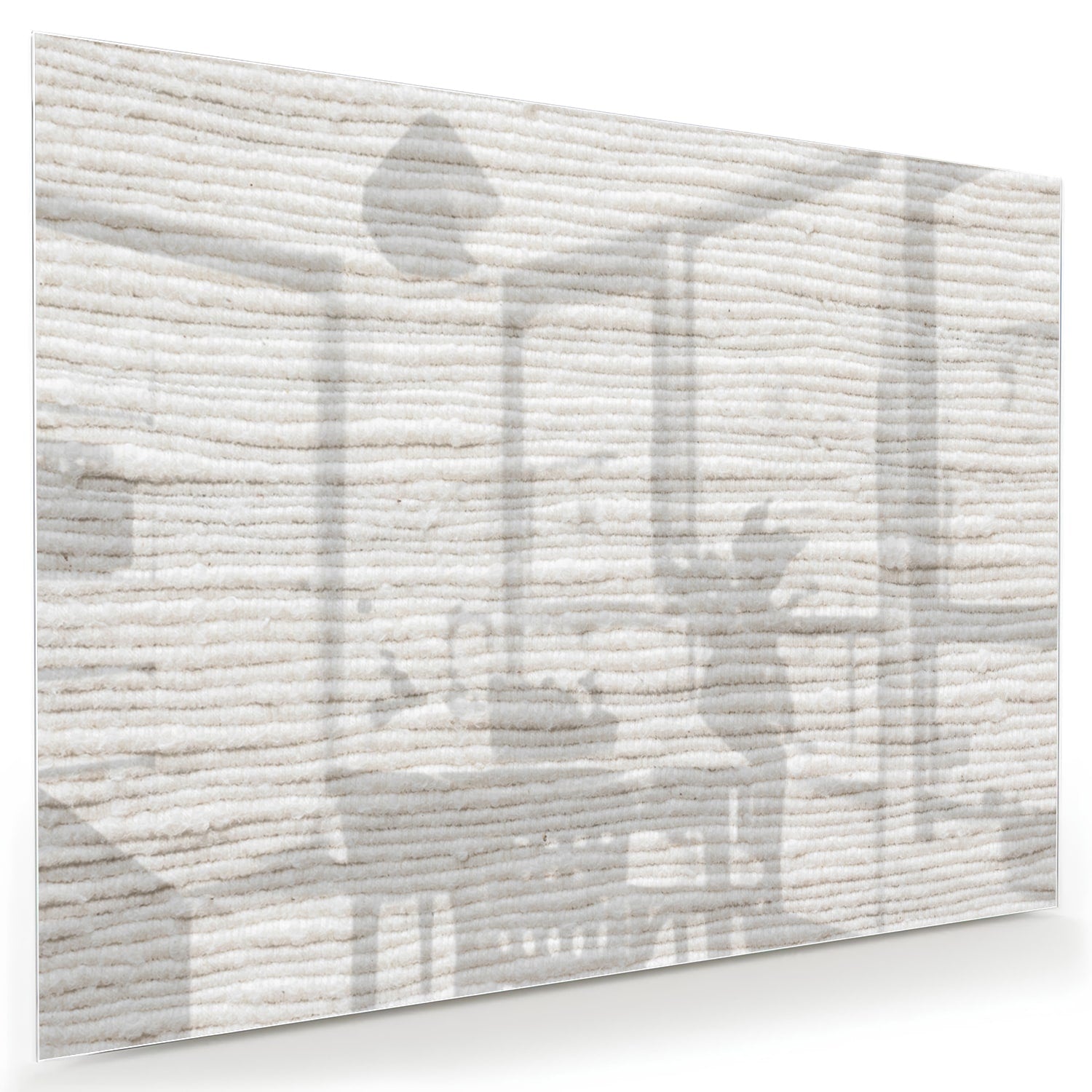 Elegantes Glasbild mit natürlichen Linien