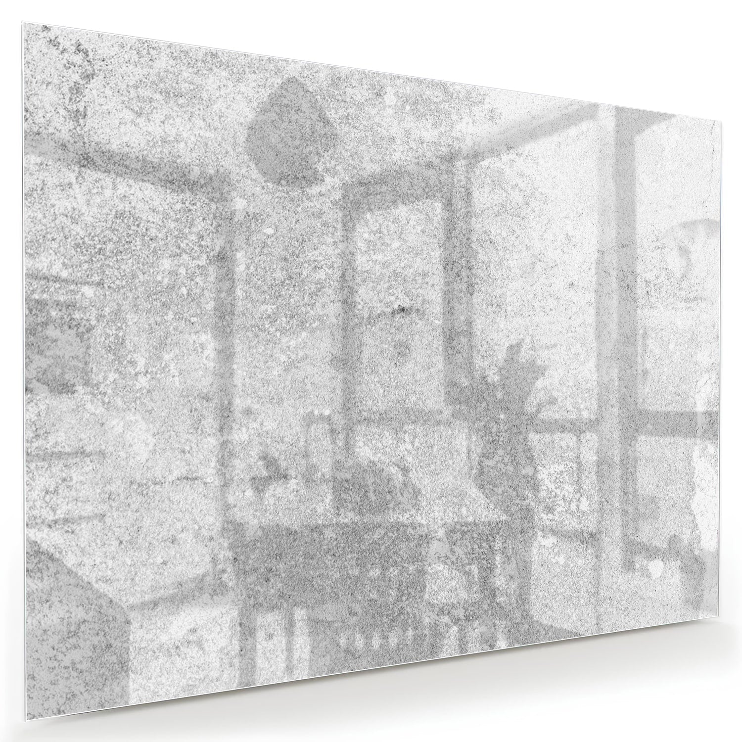 Stilvolles Glasbild mit abstrakter Textur
