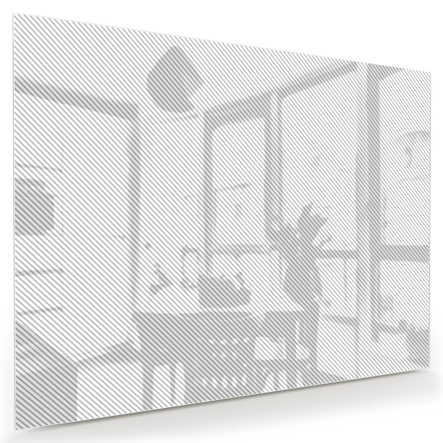 Modernes Glasbild für elegante Wohnräume