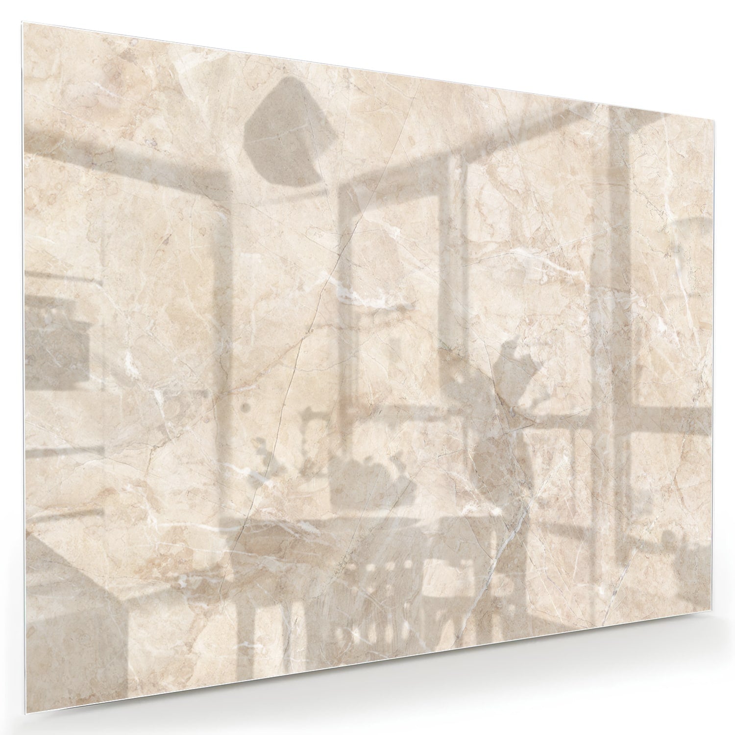 Elegantes Glasbild mit natürlichen Farbtönen