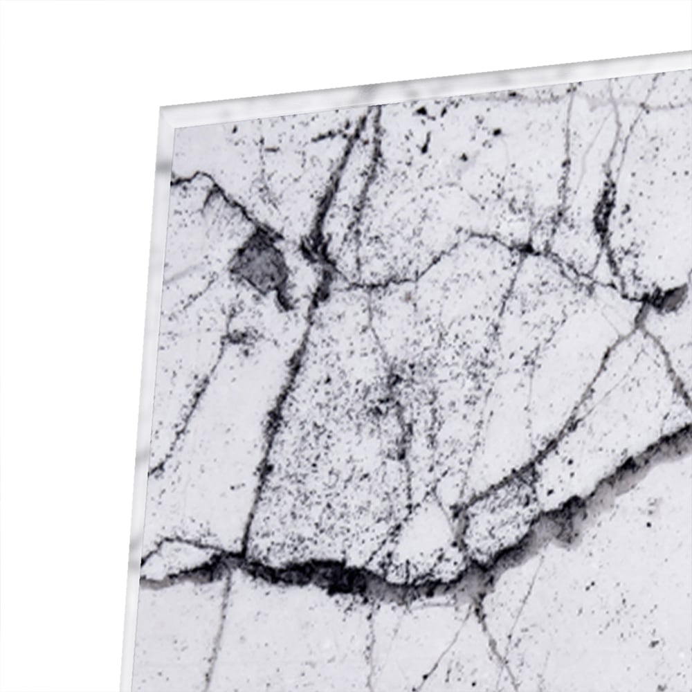 Glasbild mit abstrakter Aststruktur