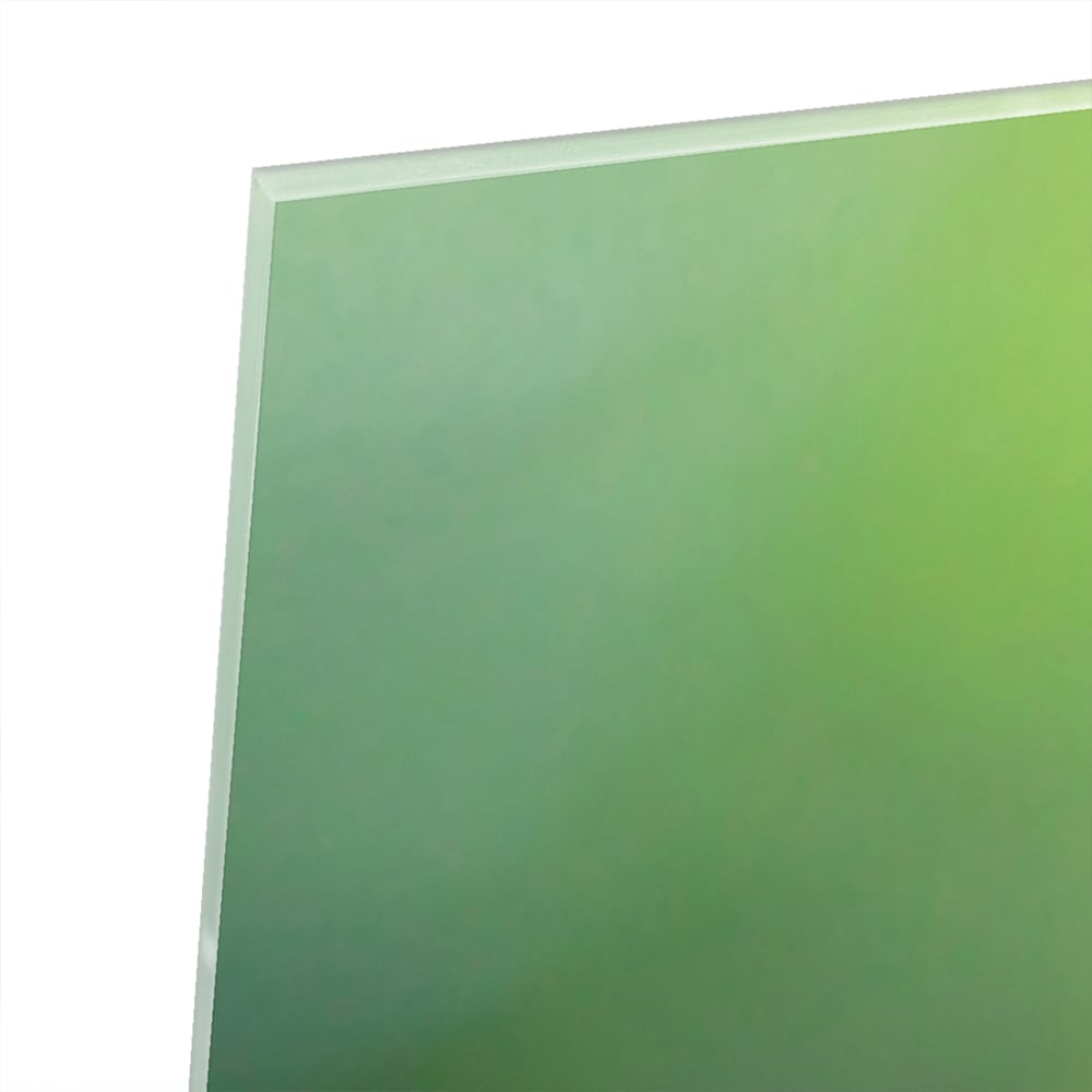 Fröhliches Glasbild mit Laubfrosch
