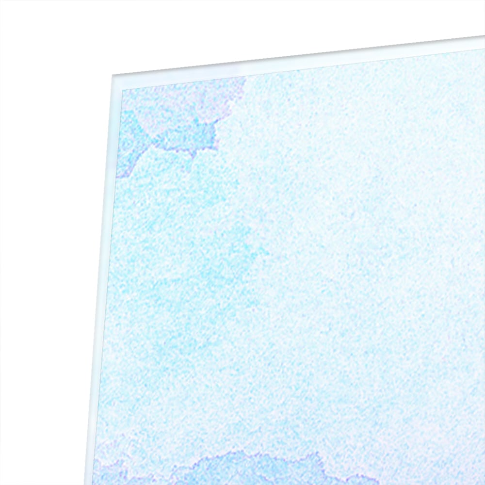 Raffiniertes Glasbild mit violetten Farbtönen