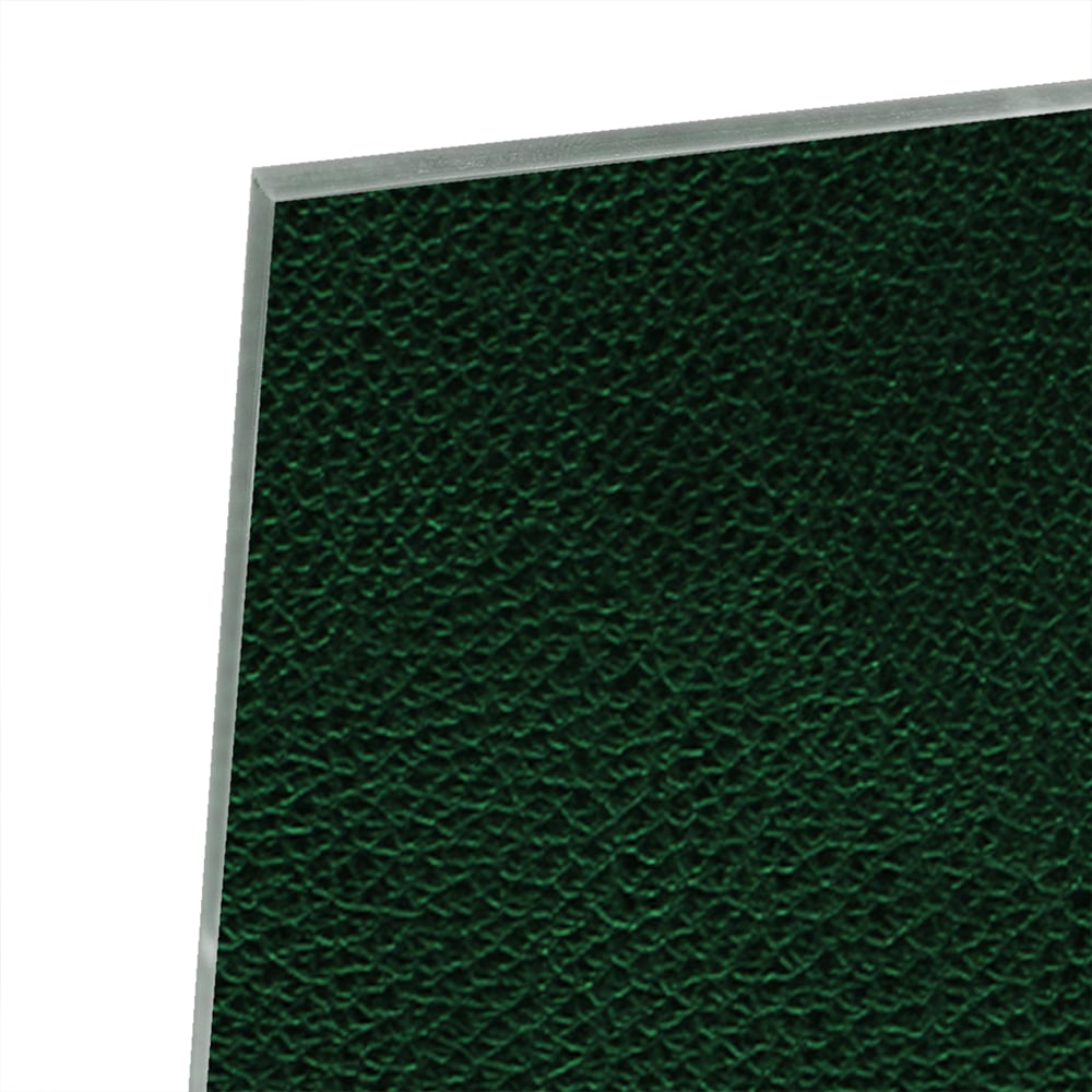 Minimalistisches grünes Glasbild für moderne Einrichtungen