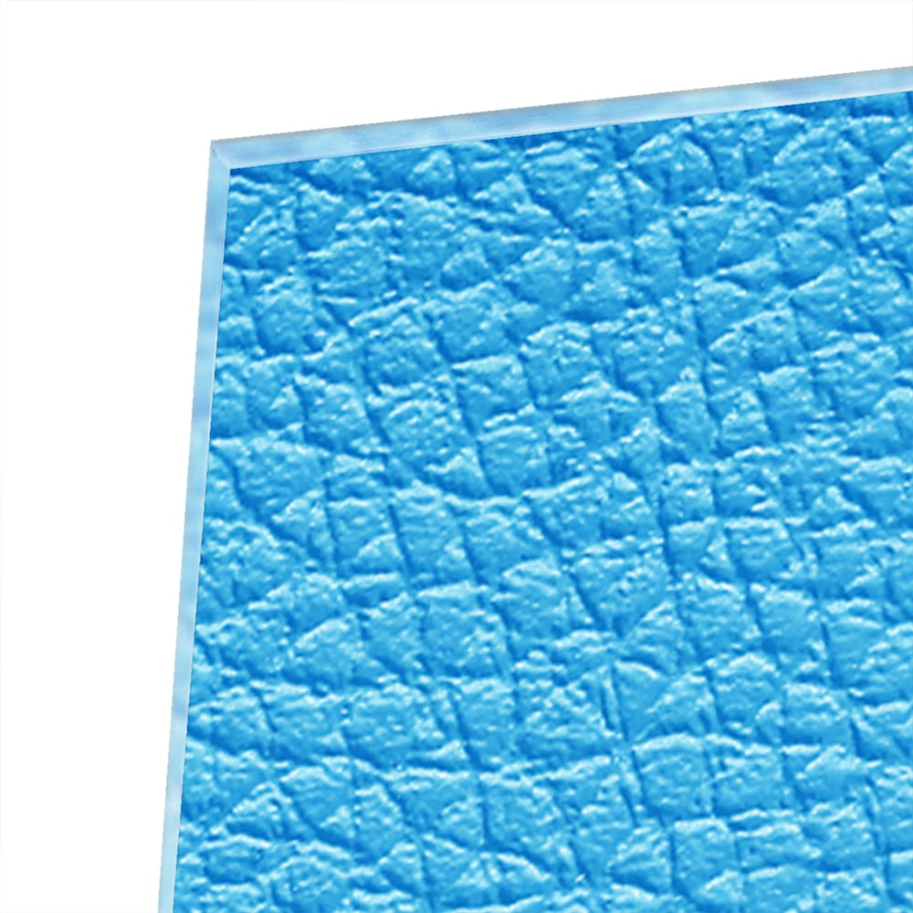 Modernes blaues Glasbild für ein stilvolles Interieur