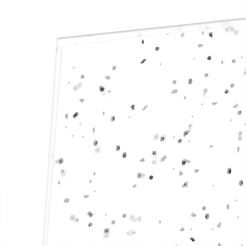 Modernes Glasbild mit dezenten Sprenkeln
