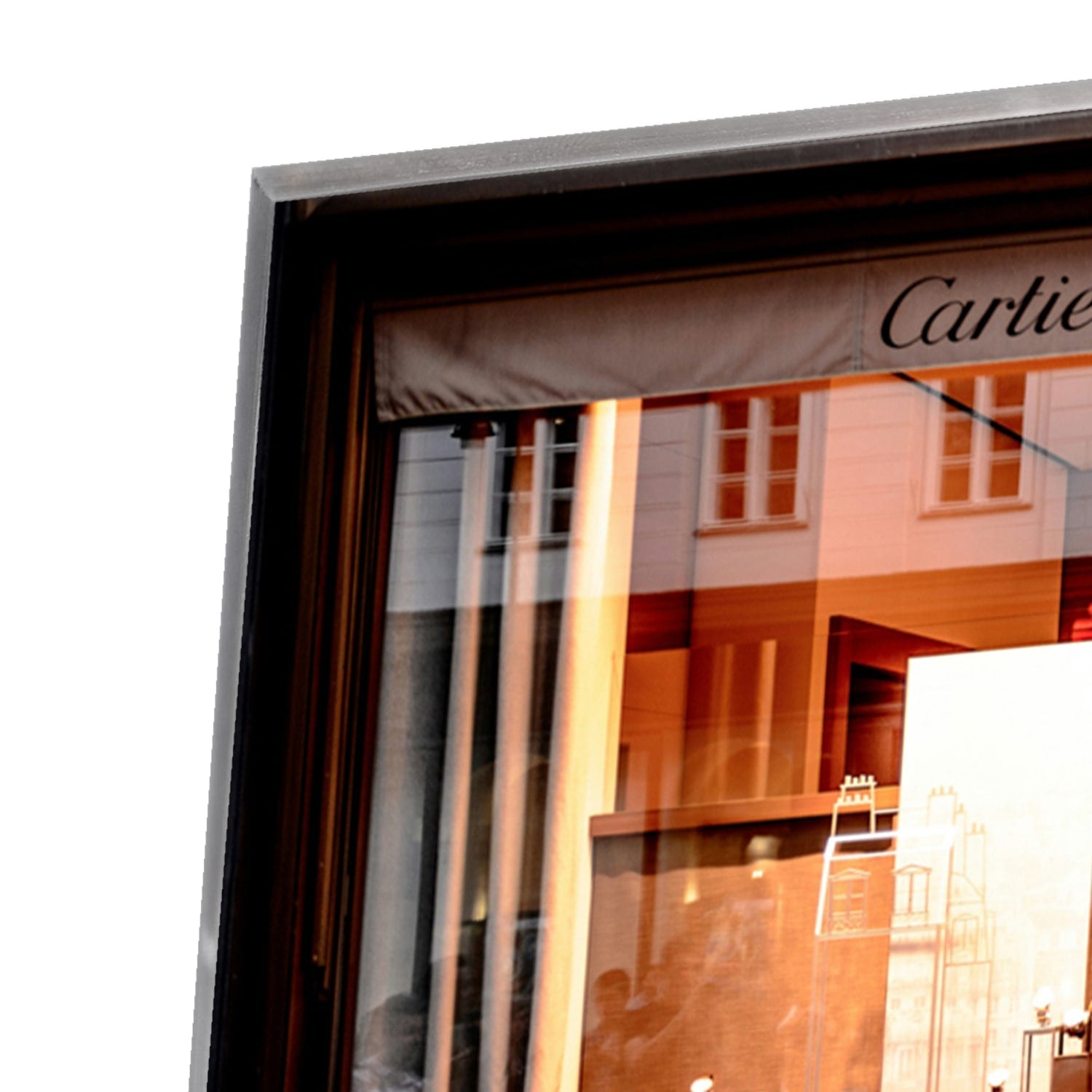 Luxuriöses Cartier-Glasbild für Ihr Interieur