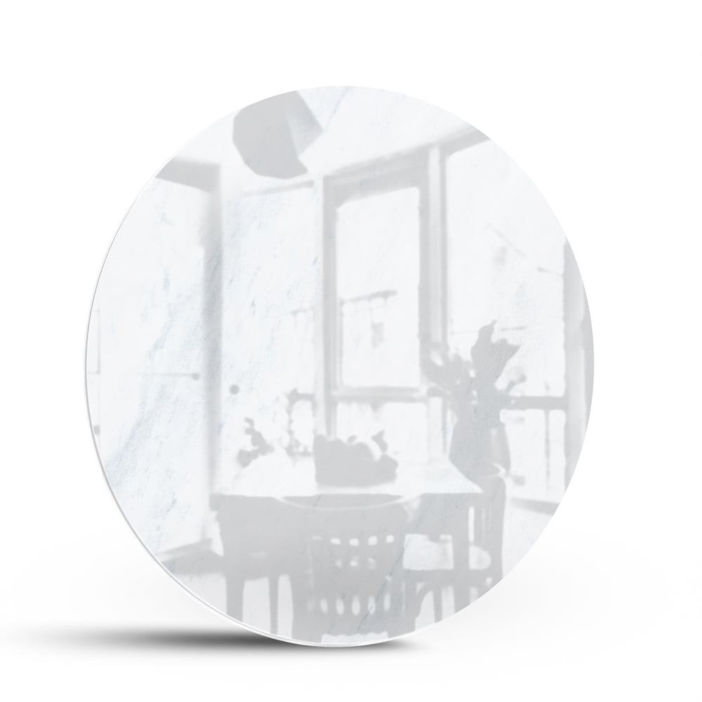 Minimalistisches Glasbild mit hellen Tönen – Glasbild aus Sicherheitsglas, Größe 140x70