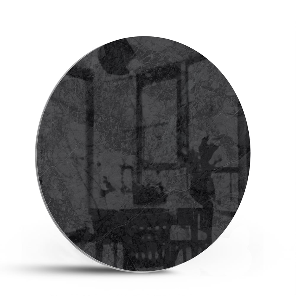 Elegantes Glasbild mit abstrakter Dekoration – Glasbild aus Sicherheitsglas, Größe 140x70