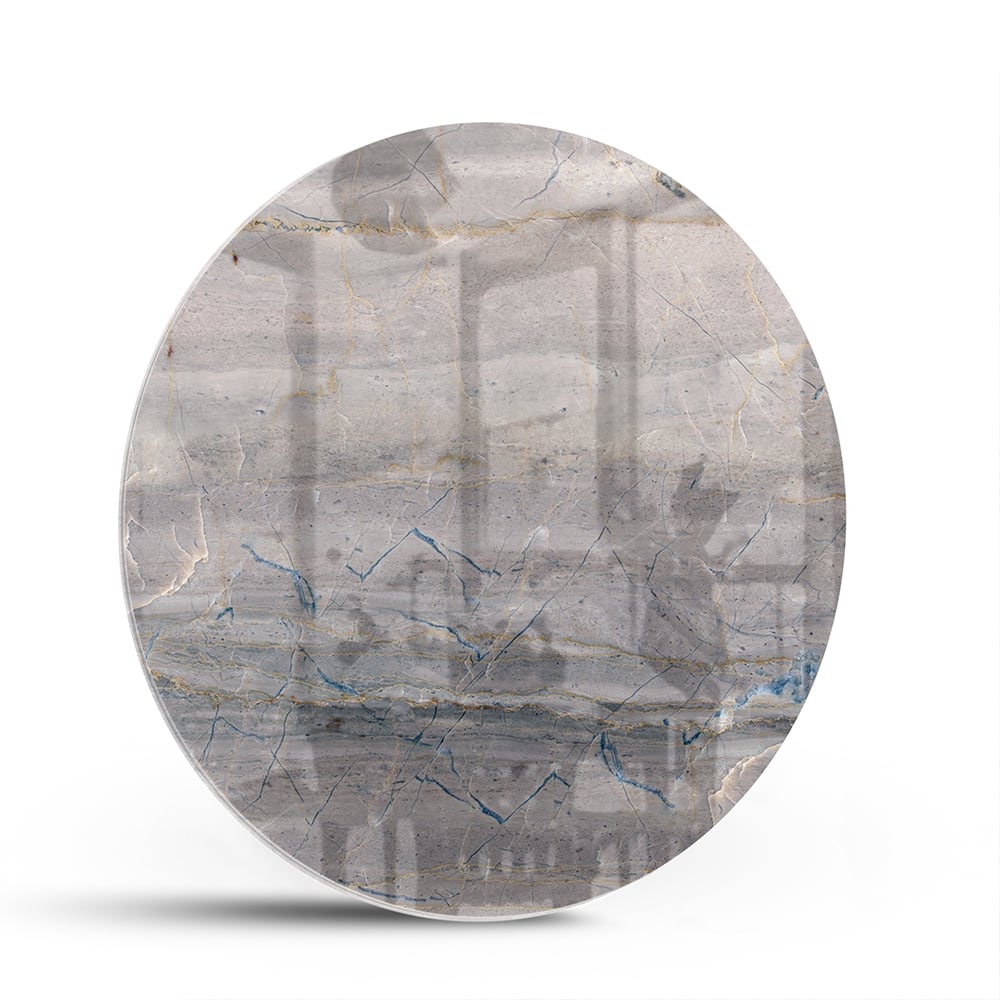 Elegantes Glasbild mit Erdtönen – Glasbild aus Sicherheitsglas, Größe 140x70
