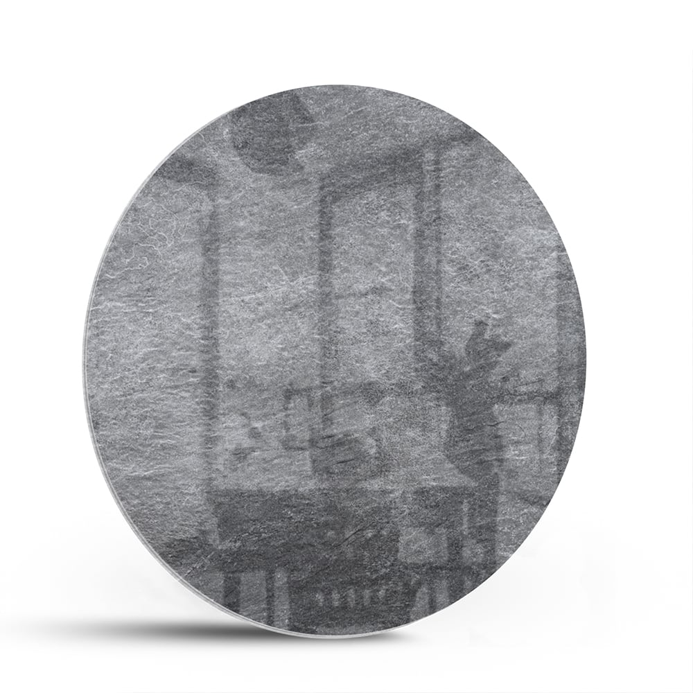 Modernes Glasbild in Grautönen für Ihr Interieur – Glasbild aus Sicherheitsglas, Größe 140x70