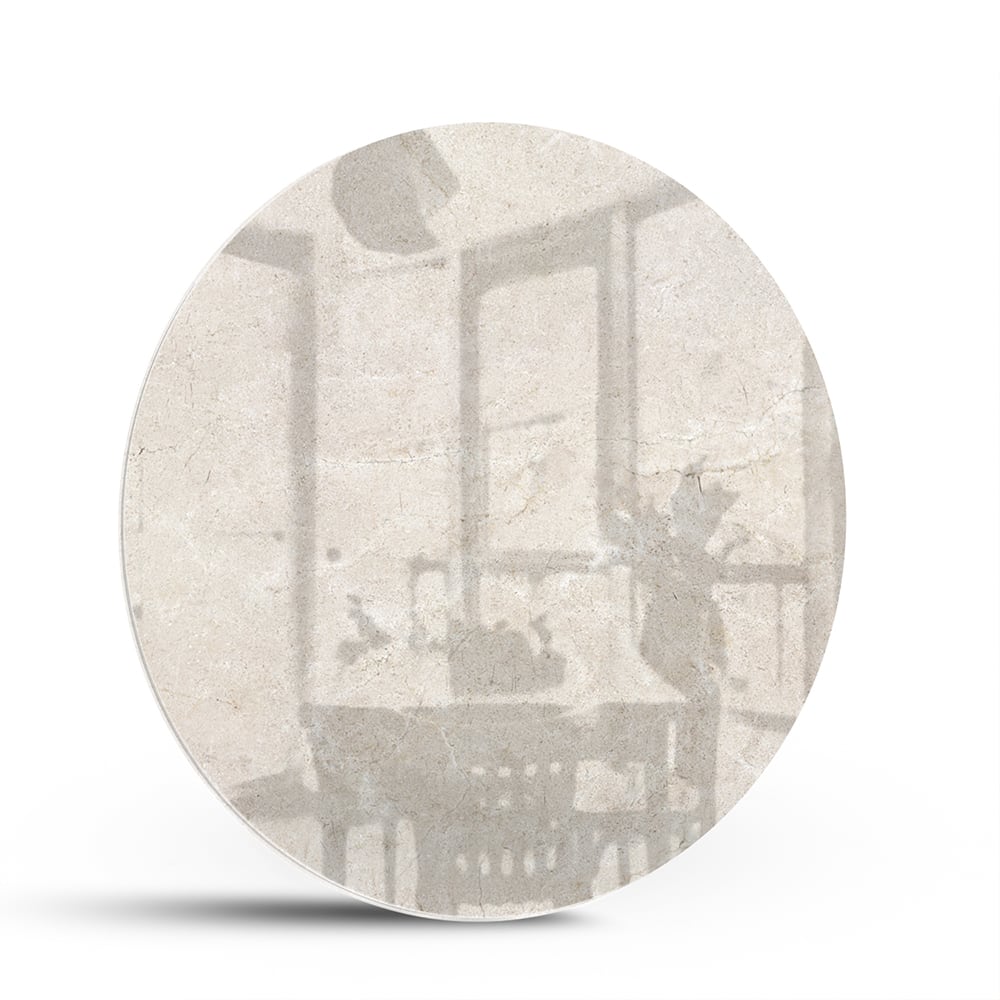 Elegantes Glasbild mit dezenten Schattendetails – Glasbild aus Sicherheitsglas, Größe 140x70