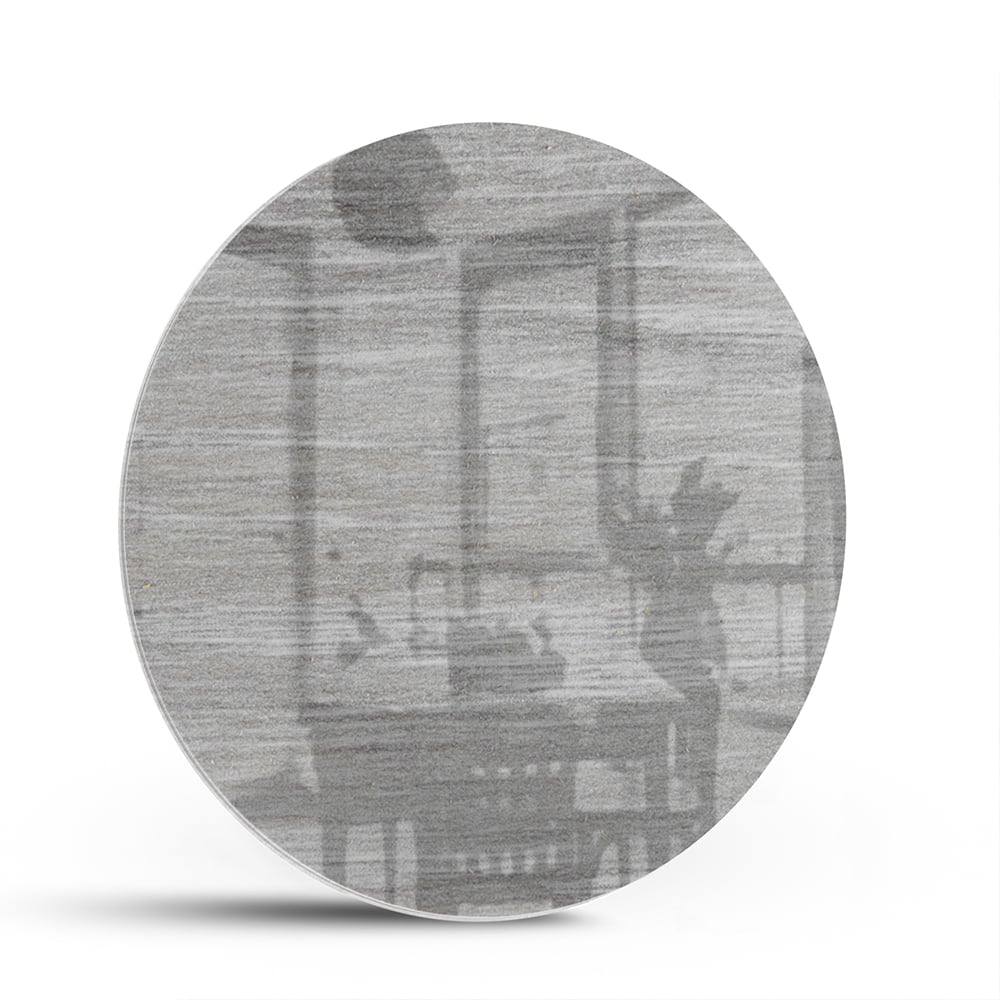 Minimalistisches Glasbild mit rustikalen Akzenten – Glasbild aus Sicherheitsglas, Größe 140x70