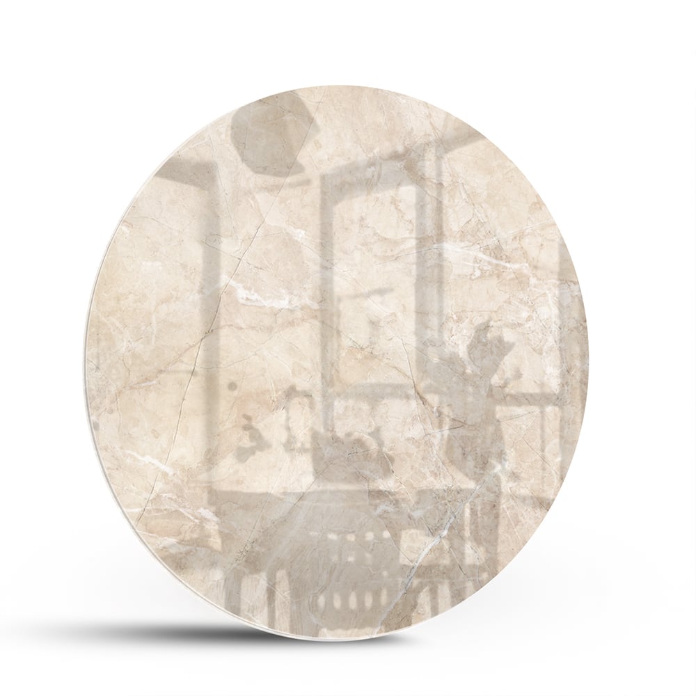 Elegantes Glasbild mit natürlichen Farbtönen – Glasbild aus Sicherheitsglas, Größe 140x70