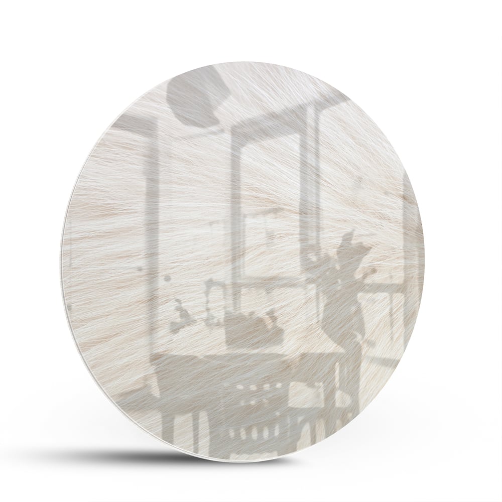 Minimalistisches Glasbild mit Naturmotiv – Glasbild aus Sicherheitsglas, Größe 140x70