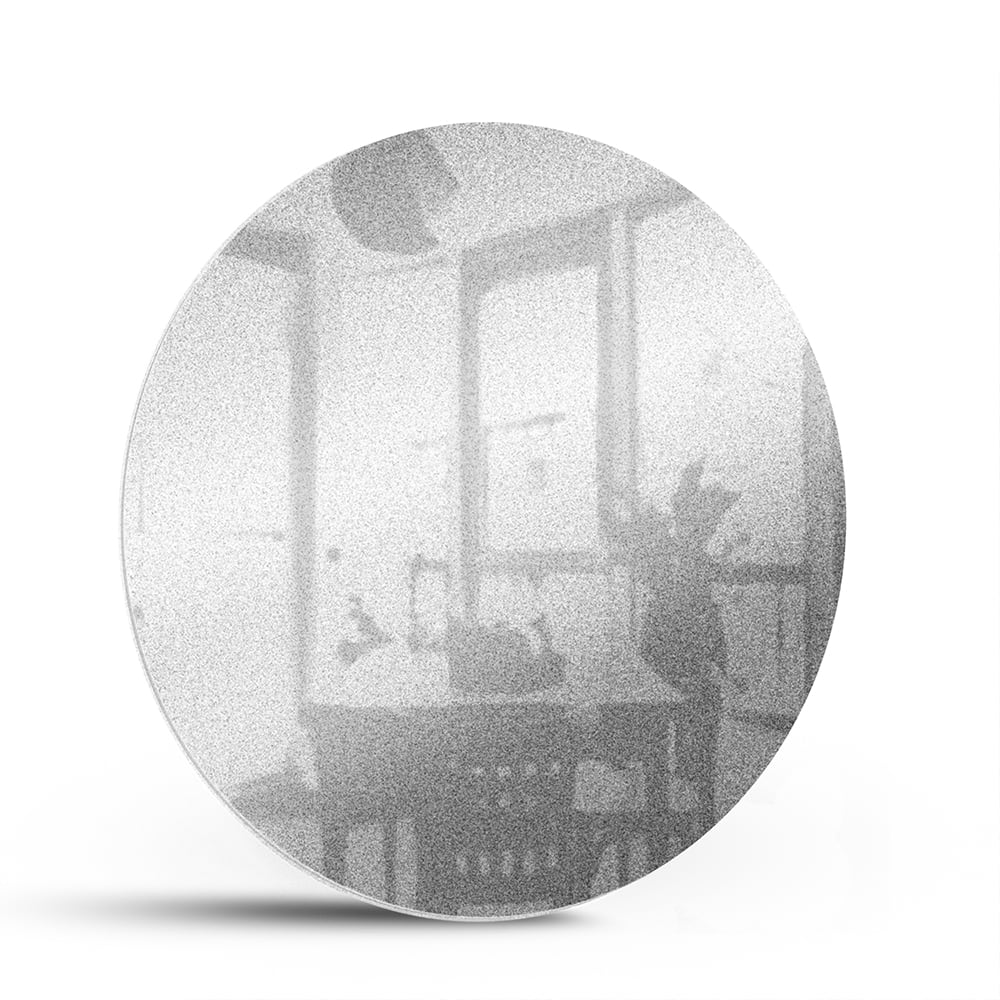Minimalistisches Glasbild mit Reflexionen – Glasbild aus Sicherheitsglas, Größe 140x70